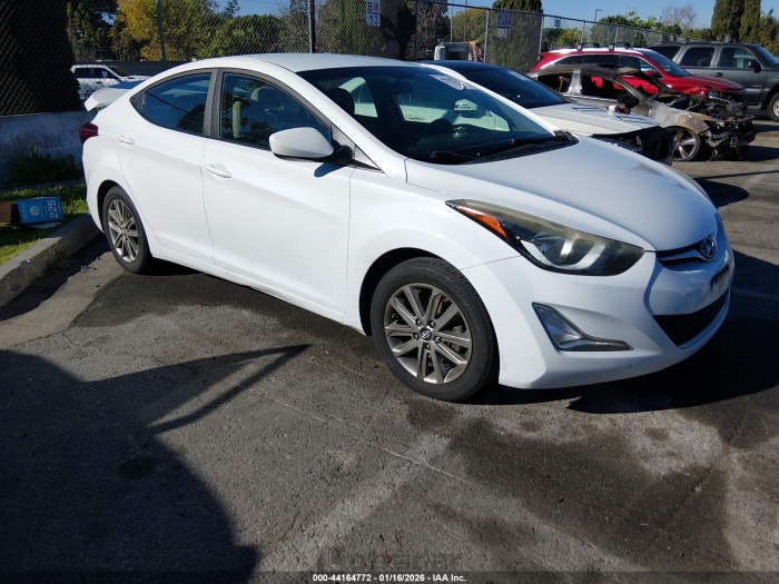 Hyundai Elantra 2016 VIN 5NPDH4AE3GH658064