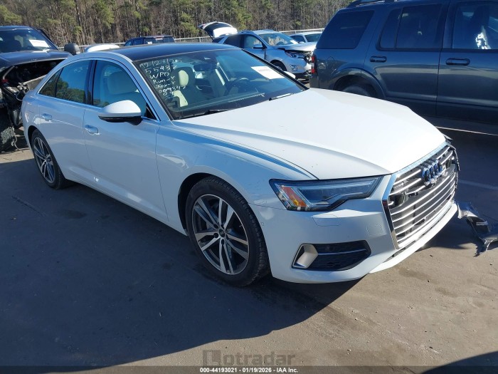 Audi A6 2022 VIN WAUE3BF23NN009347