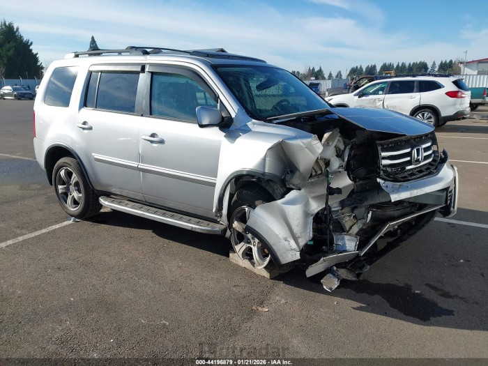 Honda Pilot 2015 VIN 5FNYF4H64FB019288