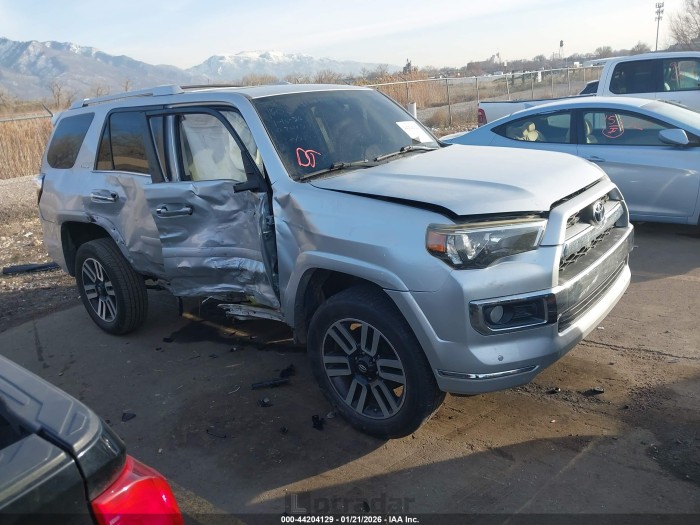 Toyota 4runner 2017 VIN JTEBU5JR6H5462919