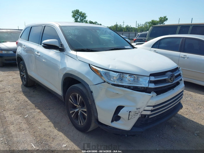 Toyota Highlander 2019 VIN 5TDZZRFH4KS355848
