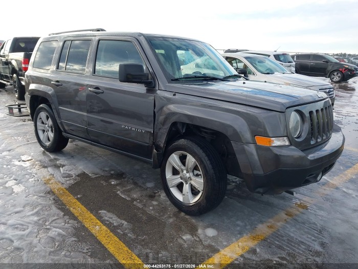Jeep Liberty (patriot) 2016 VIN 1C4NJPBB8GD776700