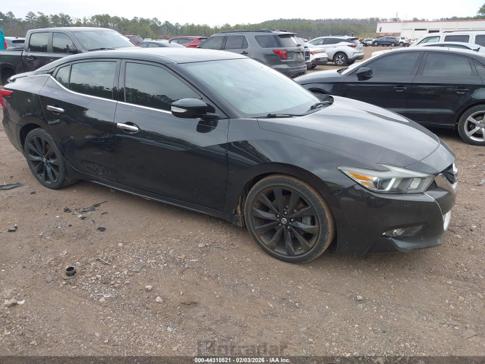 Nissan Maxima 2017 VIN 1N4AA6AP9HC415530