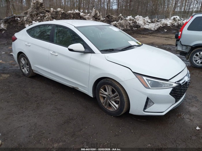 Hyundai Elantra 2019 VIN 5NPD84LF7KH470453
