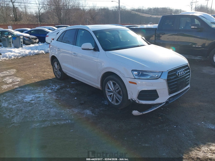 Audi Q3 2016 VIN WA1EFCFS7GR021362