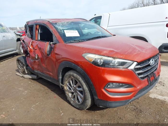 Hyundai Tucson 2016 VIN KM8J3CA48GU113918