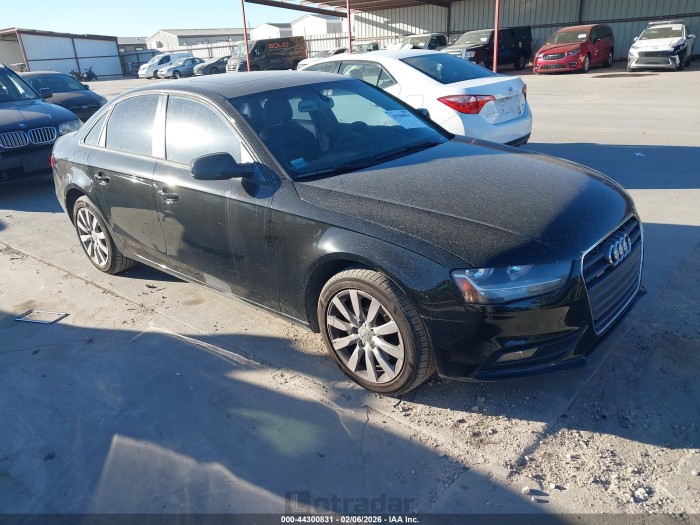 Audi A4 2014 VIN WAUBFAFL8EN026609