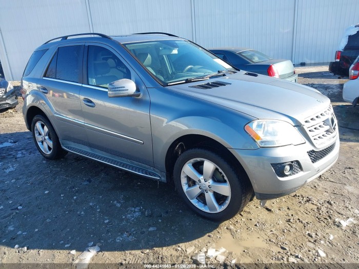 Mercedes-benz M-klasse 2011 VIN 4JGBB5GB1BA726465