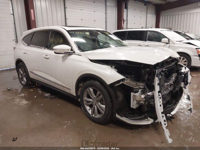 Acura Mdx 2022 VIN 5J8YE1H37NL004983
