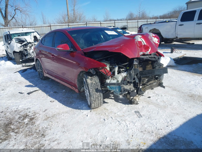 Hyundai Elantra 2018 VIN KMHD04LB7JU480257