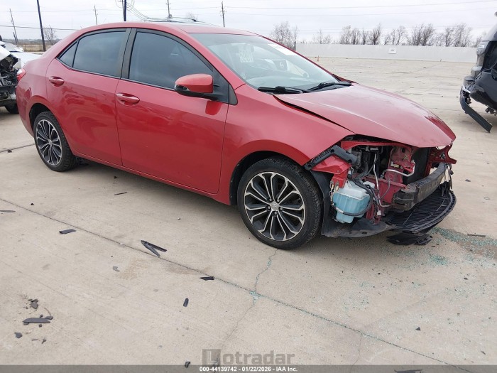 Toyota Corolla 2015 VIN 2T1BURHE4FC250986