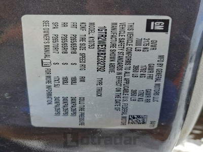 Gmc SIERRA 2011 1GTR2WE3XBZ332792
