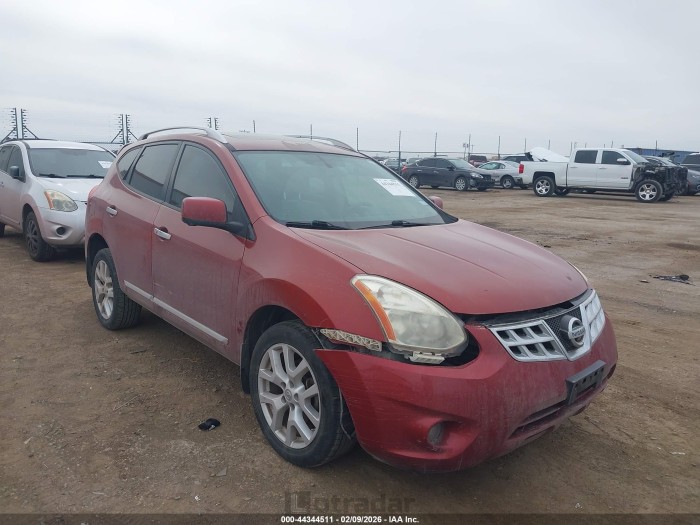 Nissan Rogue 2013 VIN JN8AS5MTXDW539233