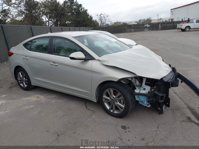Hyundai Elantra 2017 VIN KMHD84LF2HU409067