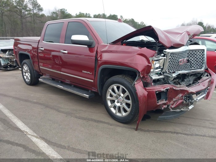 Gmc SIERRA 2015 VIN 3GTU2WEJ4FG330289