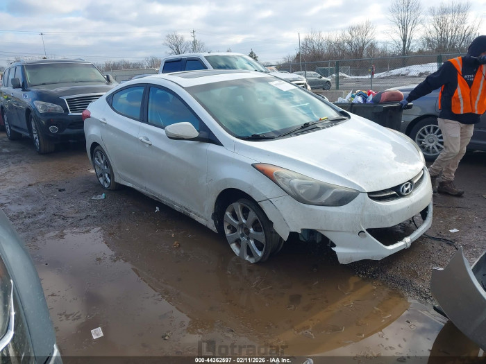 Hyundai Elantra 2013 VIN 5NPDH4AE2DH196270