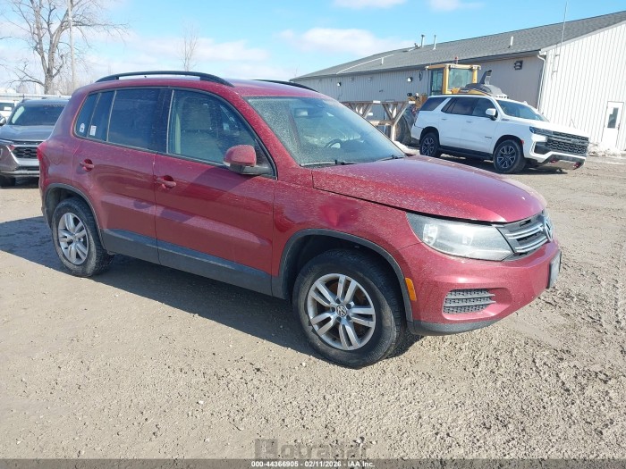 Volkswagen Tiguan 2016 VIN WVGAV7AX1GW069681