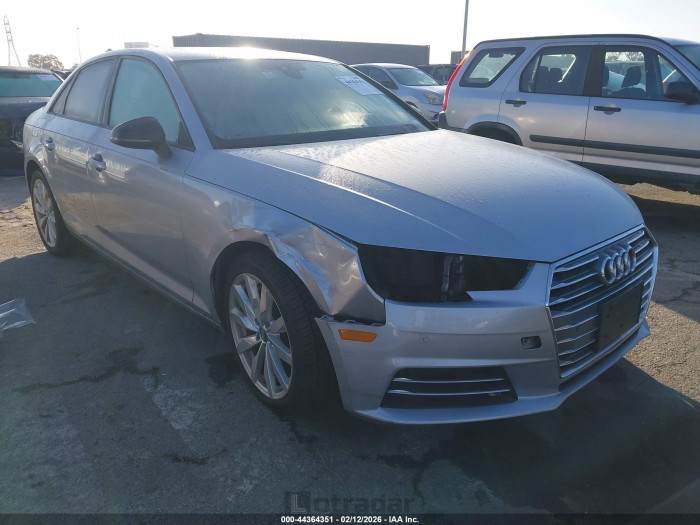Audi A4 2017 VIN WAUGNAF41HN003047