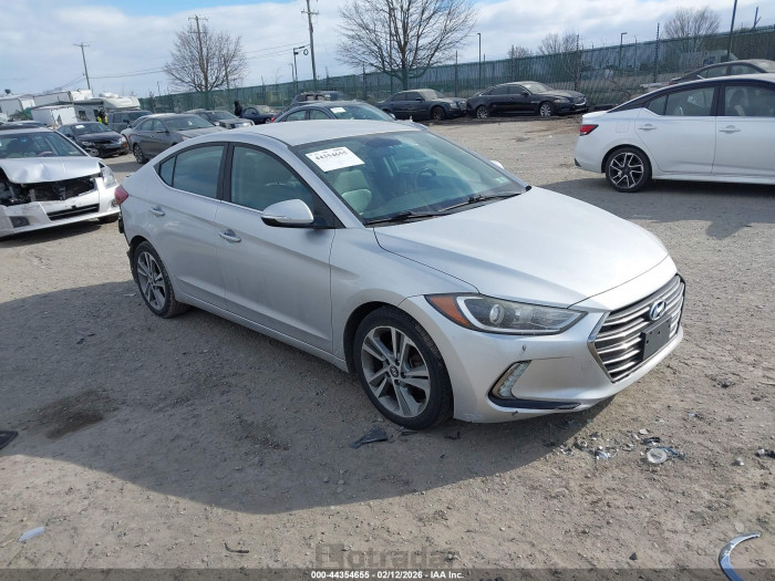 Hyundai Elantra 2018 VIN KMHD84LF2JU455536