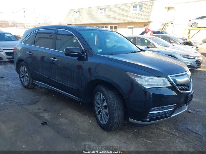 Acura Mdx 2014 VIN 5FRYD3H44EB006990