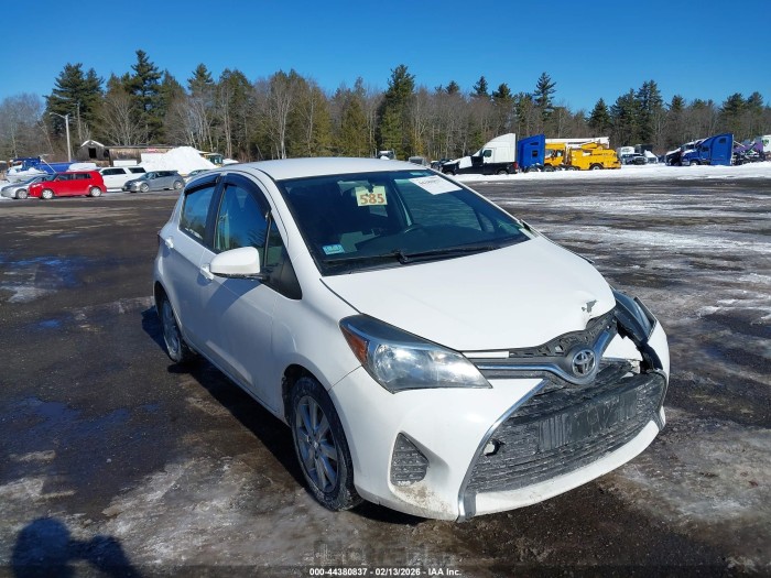 Toyota Yaris 2015 VIN VNKKTUD35FA018564