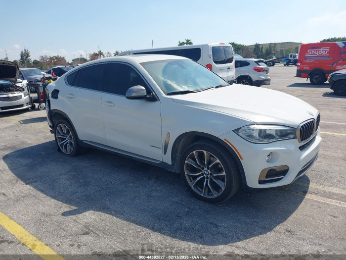 BMW X6 2016 VIN 5UXKU0C50G0F92967