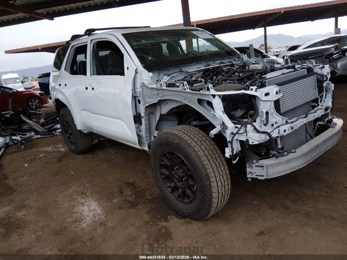 Toyota 4runner 2025 VIN JTEVA5BR8S5021210