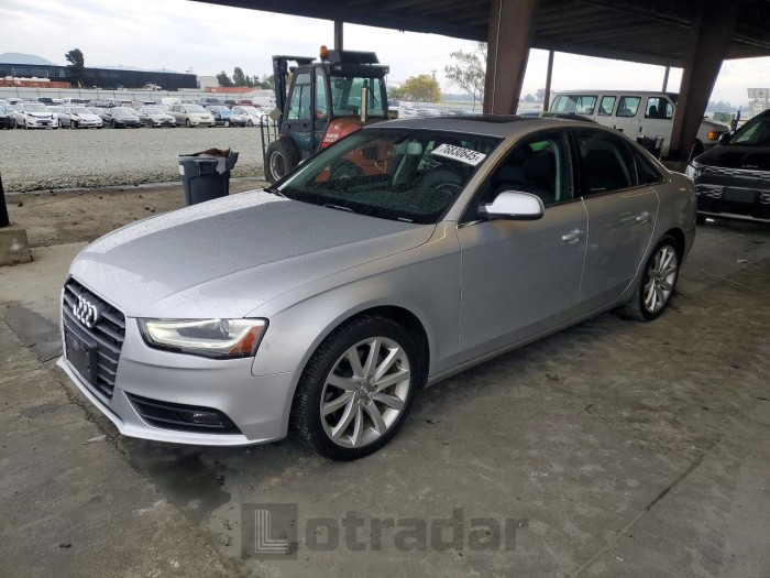 Audi A4 2013 VIN WAUFFAFL9DN004277