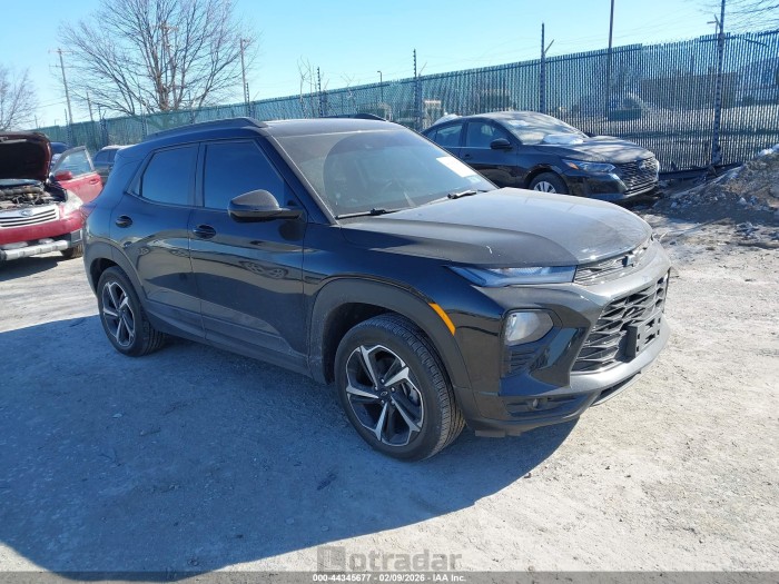 Chevrolet Trailblazer 2022 VIN KL79MUSL9NB147226