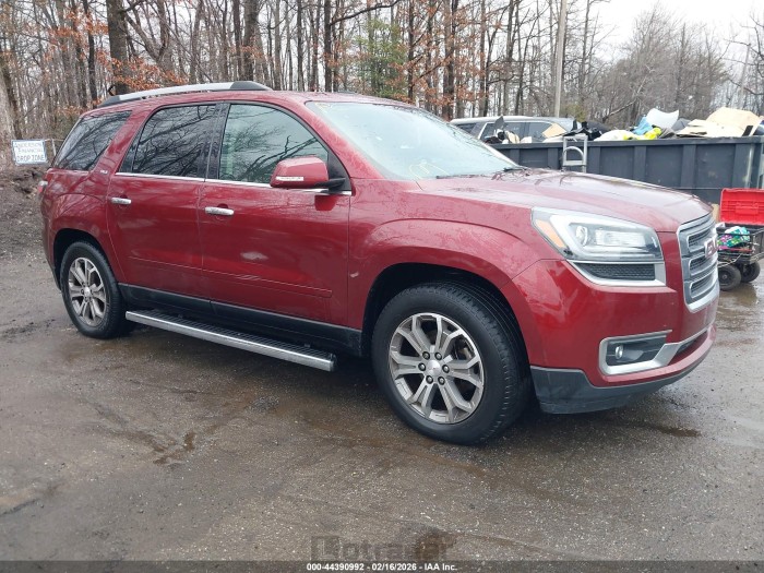 Gmc Acadia 2016 VIN 1GKKRRKD5GJ317607