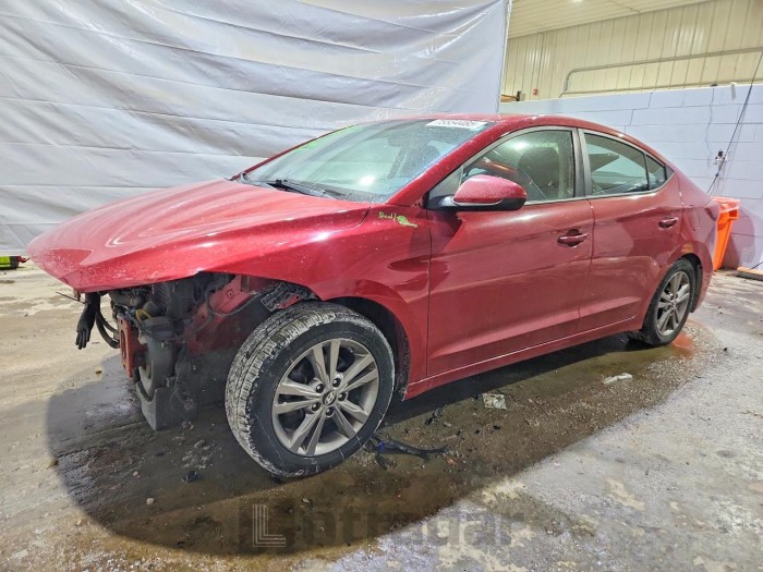 Hyundai Elantra 2017 VIN KMHD84LF3HU430557