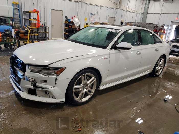 Audi A6 2016 VIN WAUFGAFC7GN176289