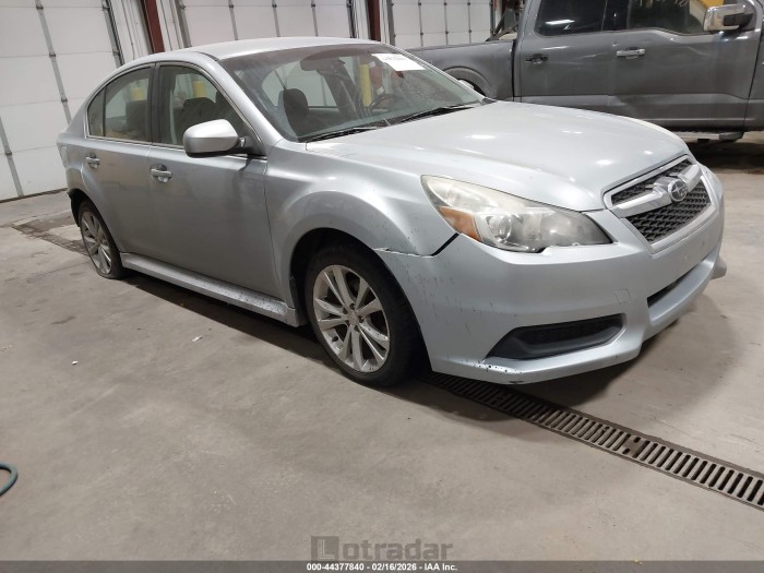 Subaru LEGACY 2013 VIN 4S3BMBC61D3049141