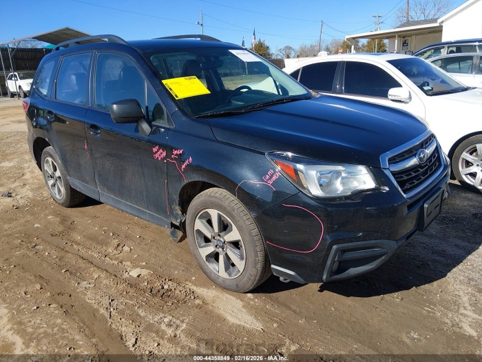 Subaru Forester 2017 VIN JF2SJABCXHH508493