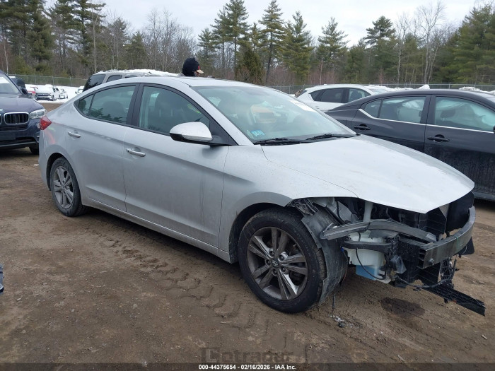 Hyundai Elantra 2017 VIN KMHD84LF3HU252441