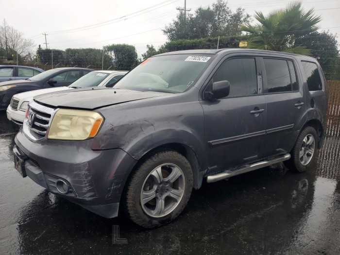 Honda Pilot 2015 VIN 5FNYF3H37FB009676