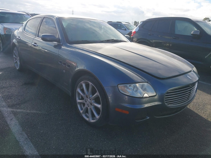 Maserati Quattroporte 2007 VIN ZAMCE39A470028563