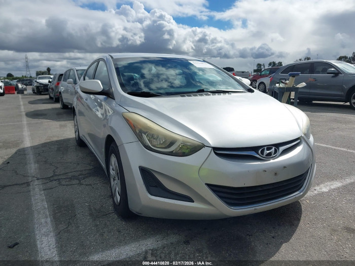 Hyundai Elantra 2016 VIN 5NPDH4AE3GH715508