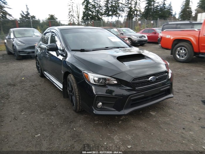 Subaru Wrx 2018 VIN JF1VA1H6XJ9808117