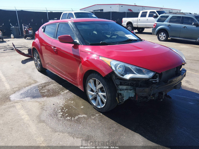 Hyundai Veloster 2016 VIN KMHTC6AD3GU257256
