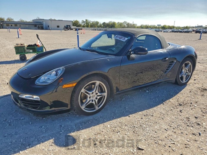 Porsche Boxster 2012 VIN WP0CA2A83CS710349