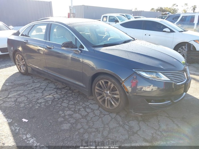 Lincoln Mkz 2013 VIN 3LN6L2G95DR826412