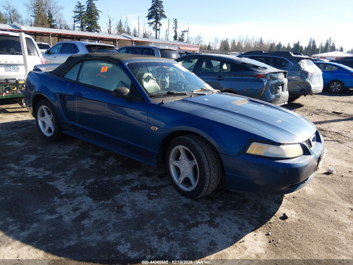 Ford Mustang 2000 VIN 1FAFP45X0YF206467
