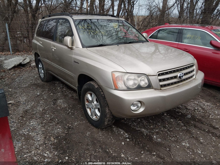 Toyota Highlander 2002 VIN JTEHF21A420071205