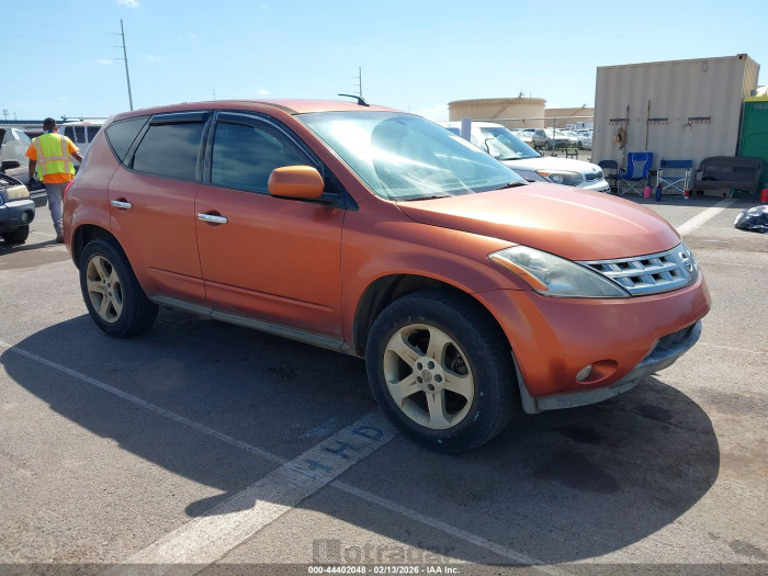 Nissan Murano 2004 VIN JN8AZ08T94W220771