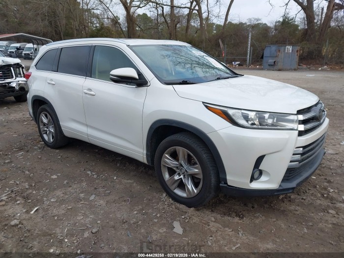Toyota Highlander 2018 VIN 5TDYZRFH7JS282954