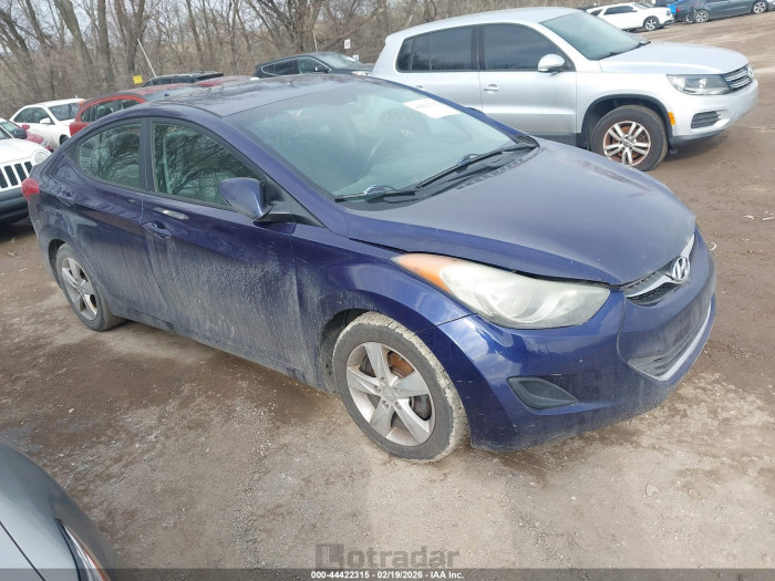 Hyundai Elantra 2013 VIN 5NPDH4AE0DH349101