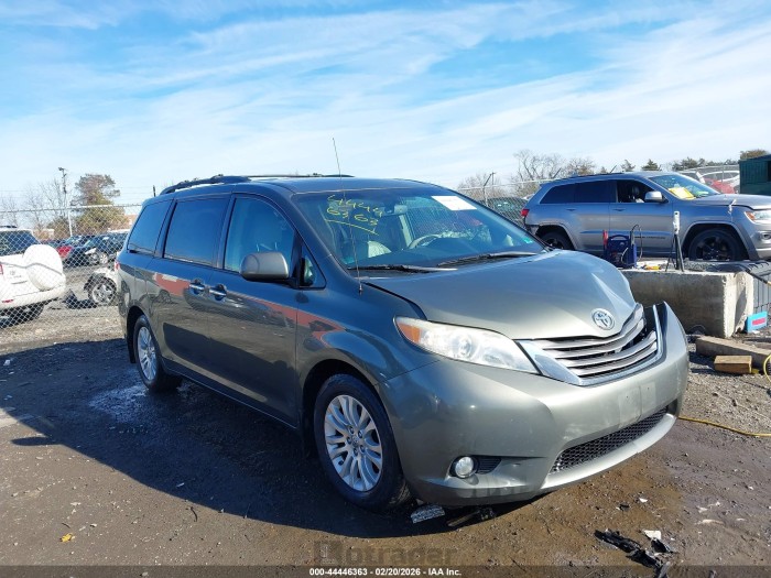 Toyota Sienna 2012 VIN 5TDYK3DC3CS237943