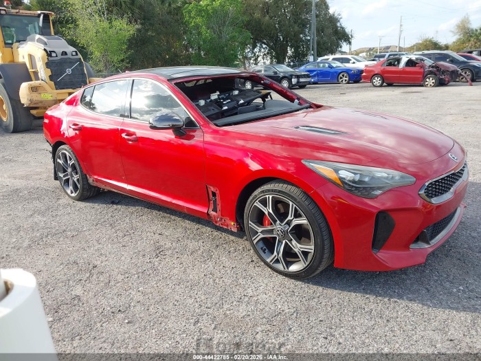 Kia Stinger 2018 VIN KNAE45LC0J6033167
