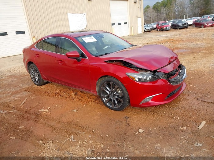 Mazda 6 2016 VIN JM1GJ1W5XG1444849